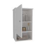 Bathbi 28" tall Medicine Cabinet with Two interior Shelves and One open Shelf B070P234326