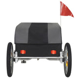 Heavy-Duty Bike Cargo Trailer with Removable Waterproof Cover 88 lbs Capacity, 16" All-Terrain W2932P289393