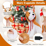 43.5" Christmas dog decorations with LED lights, Christmas decorations 15605137