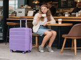 3 in 1 20"/24"/28" 3 pcs/set in ABS Spinner Wheel Luggage, Carry on Suitcase, Matching Color, 51111822