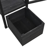 TOPMAX 62.4inch Height Wood Garden Greenhouse Balcony Portable Mini Cold Frame with Movable Storage 40574582