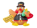 5ft 12W Turkey with Corn 7pcs LED Light Garden Turkey Decoration 05335220