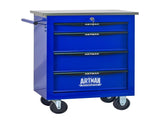 4 Drawers Multifunctional Tool Cart with Wheels,Metal Rolling Tool Cart Storage for Garage Workshop W1102P298224