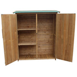 Fir Wood Shed Garden Storage Shed Wood Color & Green 48756444