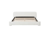 Cozy White Bouce Upholstered Bed - A Dreamy Addition to Your Bedroom, Full N769P365684A