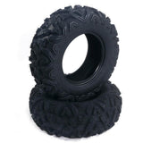 Four 6.61 lbs ATV Go Kart Tires 145/70-6 4PR B 4 Ply Rated Black 92842354