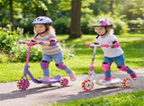 3-Wheel Toddler Scooter with LED Light-Up Wheels for Beginners Age 2 15242299