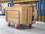 Steel Panel Truck, Heavy Duty Drywall Cart Lumber Cart Platform Truck Flat Cart, 2000lbs, 6" Swivel 35650628