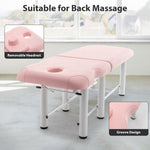 ZUN Professioanl Massage Table , Backrest Adjustable, Removable Headrest, Bottom Shelf Storage , Memory W1422P230508