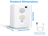 4pcs Ultrasonic Pest Repeller - 1-75KHz Adjustable 6 Levels, Repels Bats Birds Mice, 753Sq.ft 37538788