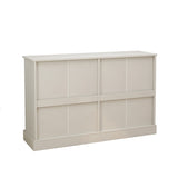 Vintage White Sideboard with Two Drawers and Four Doors for Living Room, Bedroom, and Kitchen, Room W757P234599