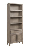 Cypress Lane Bookcase Pier Cabinet, No Assembly Required, White Oak Finish B108P163863