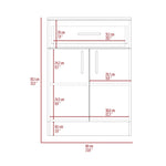 ZUN Oxford Pantry Cabinet, One Drawer, One Double Door Cabinet With Two Shelves B128P148780