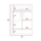 ZUN Oxford Pantry Cabinet, One Drawer, One Double Door Cabinet With Two Shelves B128P148780