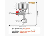Manual Grain Mill High Hopper, Hand-Crank Corn Grinder, Durable Cast Iron Wheat Grinding Tool 68598702