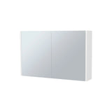 White Medicine Cabinet with Included Mirrors and 2 Doors B062P252186