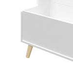 ZUN Kids Bookshelf, Book and Magazine Rack, Book Organizer, toy Storage Cabinet Organizer, White 50096524