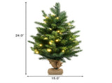 24 Inch Christmas Tree with LED Lights 42717521