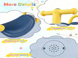 Toddler Smooth Gliding Scoot Car with T-Shaped Handlebar & Comfort Seat, 2 Universal 2 Directional 93732037
