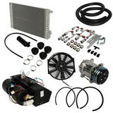 Cool & Heat Universal Air Conditioning Kit Under Dash E-404-000 A/C 12V with Quick Fit System 39548022