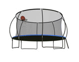 14 foot trampoline with safety fence - Outdoor backyard bouncing mat, including ladder and W2071P319084