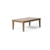 Acacia Wood Outdoor Coffee Table, Light Brown, 14'' H X 23.5'' W X 39.5'' L 72767.00MLBRN