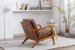 ZUN COOLMORE Wood Frame Armchair, Modern Accent Chair Lounge Chair for Living Room W39551246
