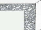 Noralie Mirrored & Faux Diamonds Accent Mirror B2726P448750