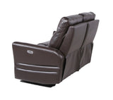 Sophisticated Motion Loveseat - Top-Grain Leather, Power Leg Rest, Power Articulating Headrest B081109571