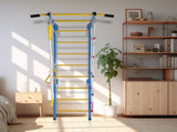 5 in 1 Playset Laddeer Wall Gym With Rope Ladder, Pull-up Bar, Wall Ladder, Rope, And Gymnastic W1408P427540