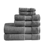 Cotton 6 Piece Bath Towel Set B03599348