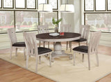 Arch Weathered Oak Turned Leg Dining Chair Set of 2 T2574P164582