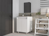Saratoga Bathroom Cabinet with 2 Doors, White B128P314812