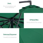 ZUN Outdoor beach umbrella/Sun Umbrella （Prohibited by WalMart） 78936876