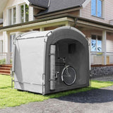 Dark Gray Bike Storage Shed Tent for 3-4 Bicycles 16118093