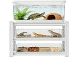 20-30 Gallon Fish Tank Stand - Metal Aquarium Stand, 34 "W x 18 "D x 31"H Adjustable Heavy Duty 98351206
