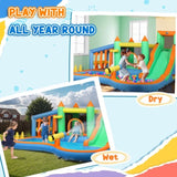 Kids PlayhouseInflatable Water Slide Bounce House 37508771