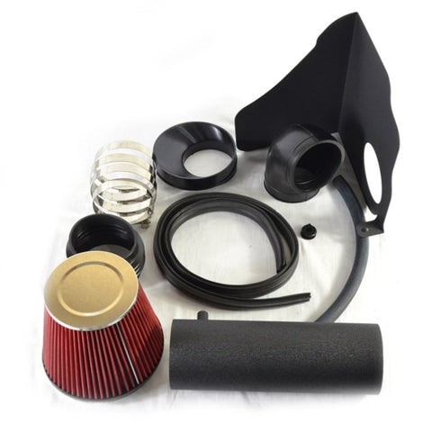 ZUN Intake Pipe with Black Wrinkle & Red Air Filter for 2005-2010 Dodge/Chrysler V8 5.7L/6.1L 07658904