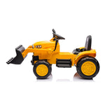 ZUN 12V Kids Ride on Tractor Electric Excavator Battery Powered Motorized Car for Kids Ages 3-6, with W1811P154760