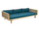 CLAREMONT 3 SEATER DAYBED WITH RATTAN ARMS N770P205570T