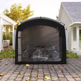 Black Bike Storage Shed Tent for 3-4 Bicycles 60961106