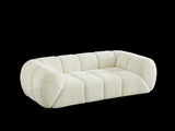 Chenille Pure Foam Sofa, Quilted Cloud Sofa, Deep-Seat Chenille Pure Foam Sofa, Comfortable W834P442225