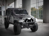 Halloween Front Grille Grid Grill for 2007-2017 Jeep Wrangler Rubicon Sahara Sport JK/JKU, Matte W2801P230186