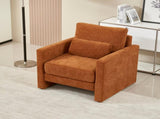 Modern Accent Chair, Chenille Upholstery Armchair - Modern Style, Solid Wood Frame - Ideal for W1765P172323
