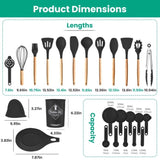 35Pcs Kitchen Cooking Utensils Set Spatula Set Baking Utensil Set Kitchen Accessories Necessities 96272264