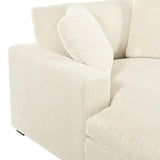 Mirod 53.5''*70.9'' Oversized Chaise, Lounge Chair - Classic Design, Soft Fabric, Easy Assembly, N760P196662A