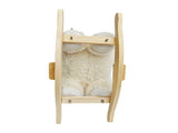 Kids Ride-On Rocking Horse Toy with Lullaby Song,Alpaca Rocking Toy with Hand Puppets and Safety 21598762