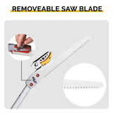 Long Reach Pruner for Garden, Cut & Hold Telescopic Pole Pruner, Fruit Picker Tree Branch Cutter 28470348