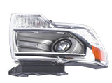 Right Side HID/Xenon Chrome Projector Headlight Replacement for 2013-2014 Ford F-150 DL3Z13008AB 22627271