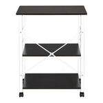 ZUN Baker's Rack 3-Tier Kitchen Utility Microwave Oven Stand Storage Cart Workstation Shelf 12245618